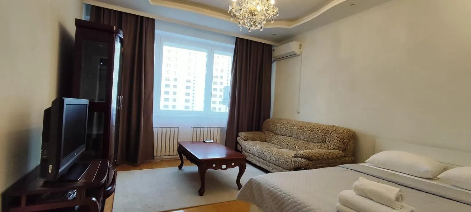 Apartment 421 3Х Комн Кв С 2 Мя Кроватями И Раскладным Диваном На 1-6 Гостей, Возле Байтерека Nur-Sultan